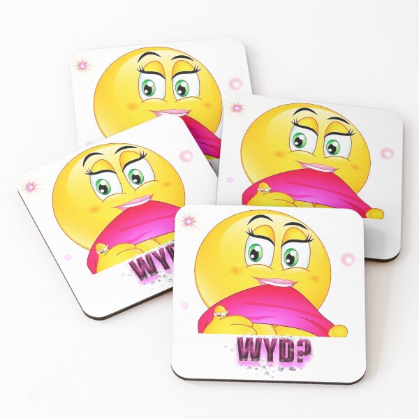 Item preview, Flirty Emoji, Sexy Emoticon, WYD Meme designed and sold by Harold Guillory.