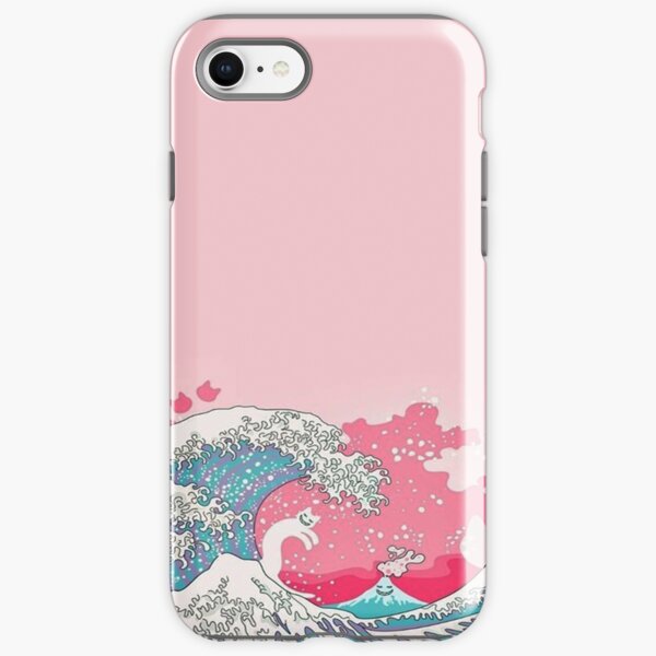 Pink Pale Waves - Iphone & Galaxy Cases iPhone Tough Case