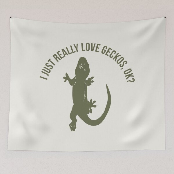 Item preview, I Just Really Love Geckos, OK? designed and sold by awkwarddesignco.