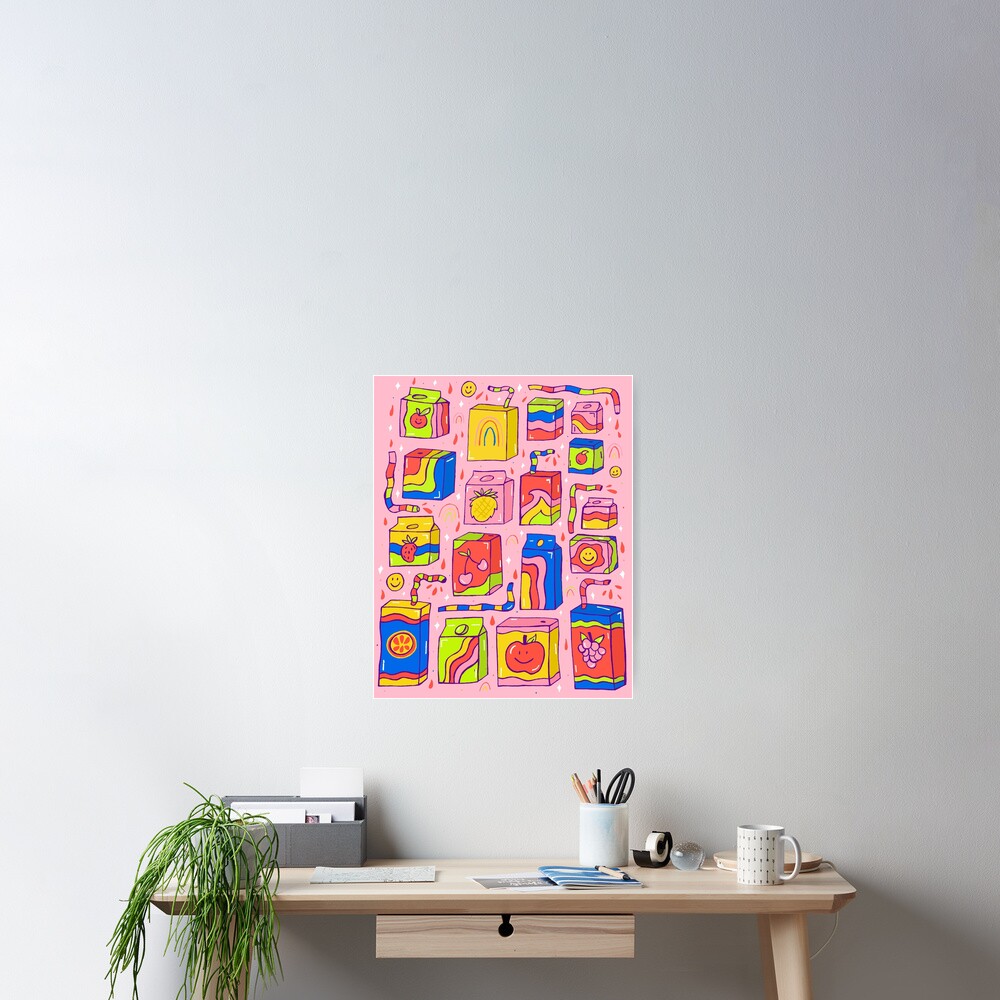 Juice Box Print Poster