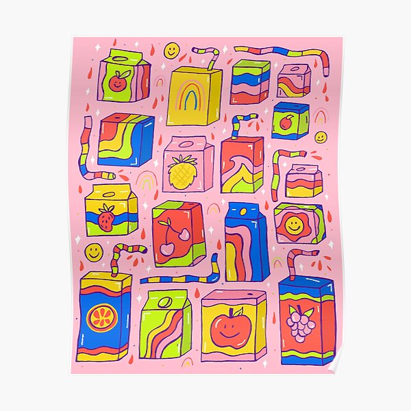 Juice Box Print Poster