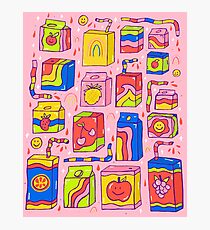 Juice Box Print Photographic Print