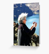 Mom at Vantage Greeting Card