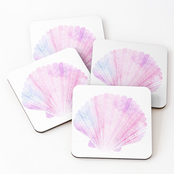 Item preview, patterned pastel seashell designed and sold by allie1.