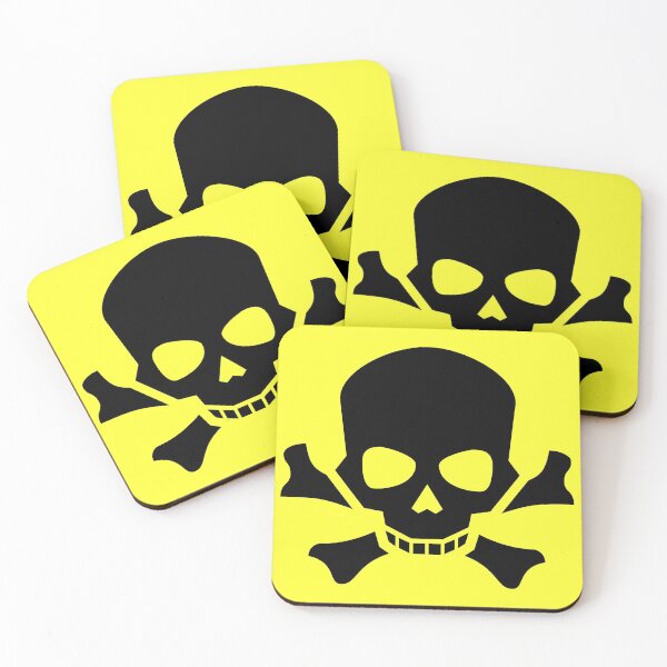 Item preview, BLACK SKULL AND CROSSBONES ON DAFFODIL designed and sold by PetsandBeyond.
