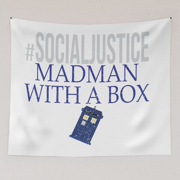 Item preview, #SocialJustice Madman With A Box - Hashtag for the Resistance designed and sold by Ryphna.