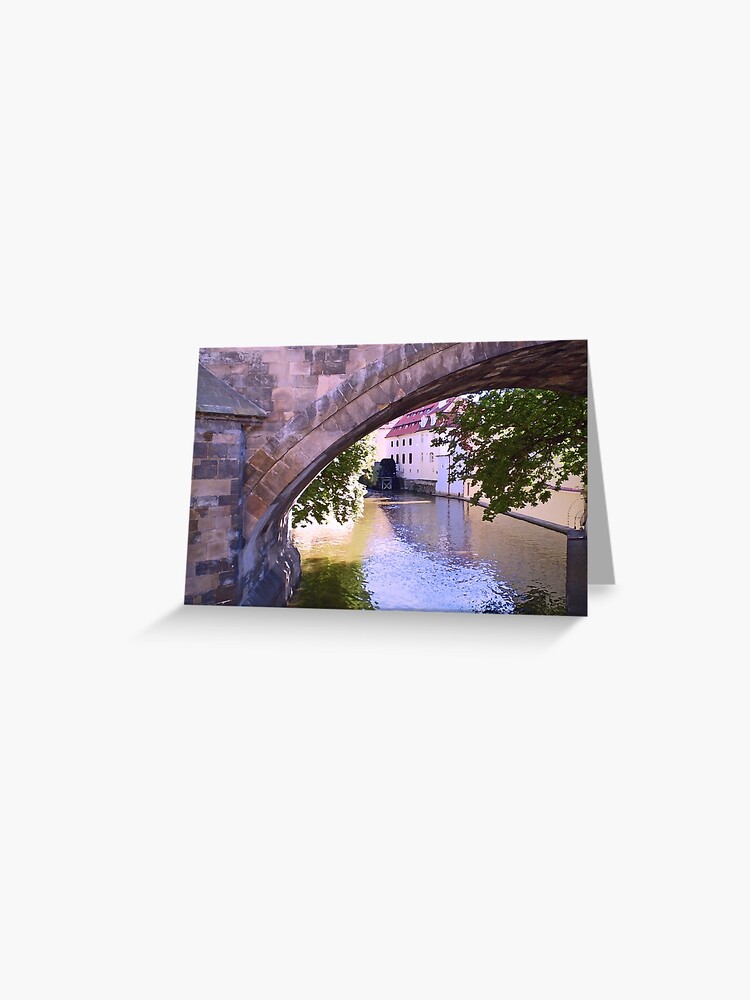 Thumbnail 1 of 2, Greeting Card, Prague Venice designed and sold by Mallorn.