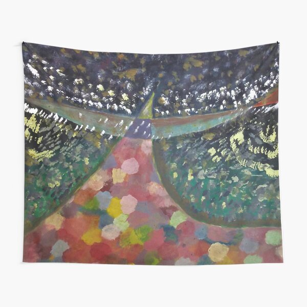 the girl carries the wind Tapestry