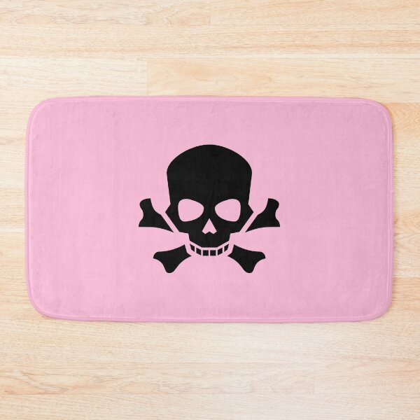Item preview, BLACK SKULL AND CROSSBONES ON COTTON CANDY designed and sold by PetsandBeyond.