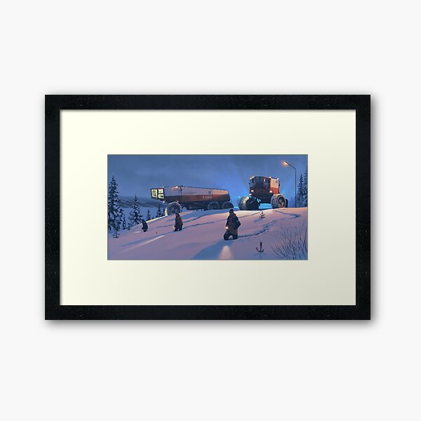 Missing Person Framed Art Print