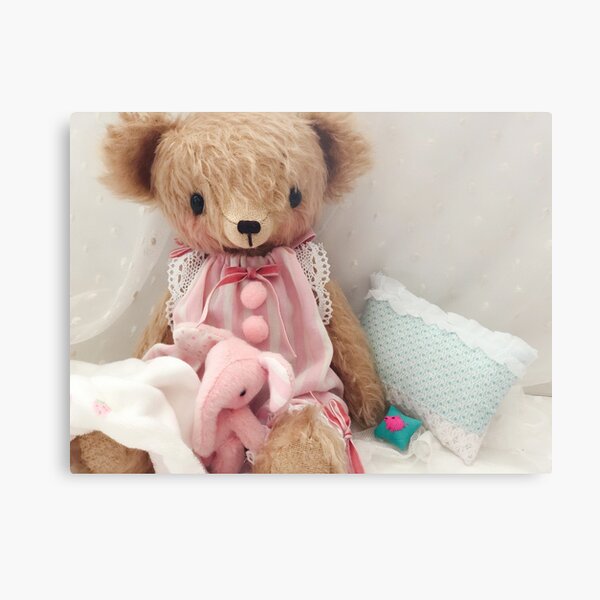 Teddy Bear by Jenny Lee Metal Print