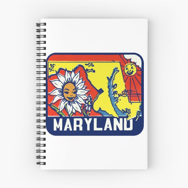 Item preview, Maryland MD State Vintage Travel Decal designed and sold by hilda74.
