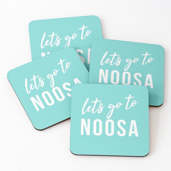 Item preview, Let's go to Noosa - white type designed and sold by VonBraun.