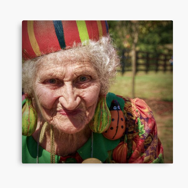 The Gourd Lady Canvas Print