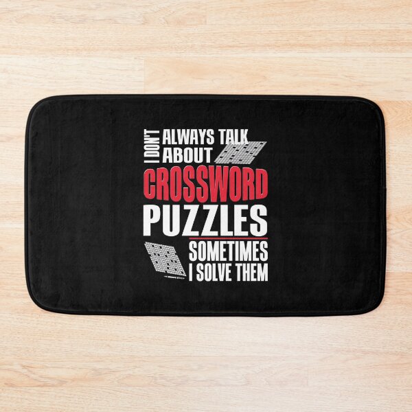 Item preview, Cruciverbalist graphic Dont Always Talk About Crosswords Tee designed and sold by woodsgoodsco.