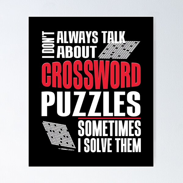 Crossword Posters for Sale