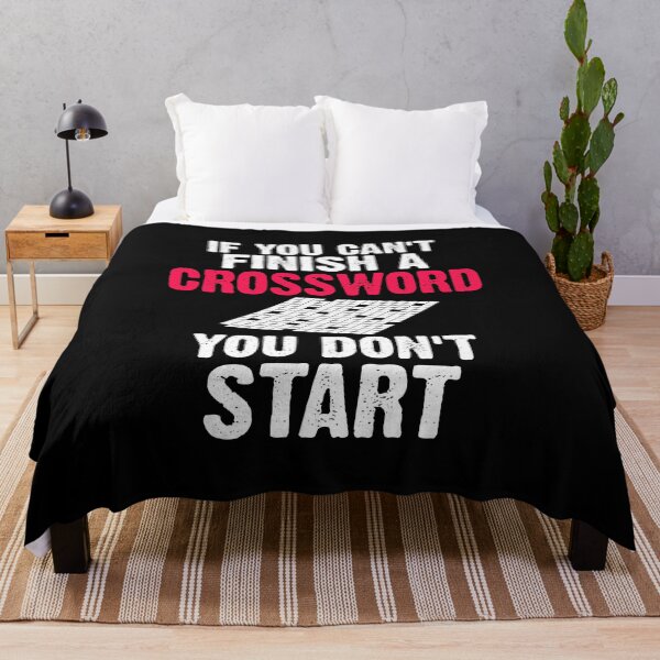 Item preview, Cruciverbalist graphic Cant Finish A Crossword Don't Start designed and sold by woodsgoodsco.