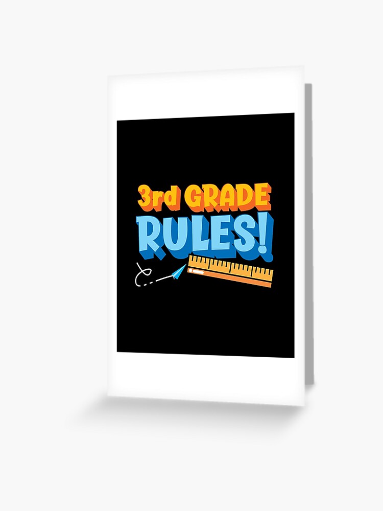 3rd Grade Teacher design Third Grade Teaching Rules Gift" Greeting Card for Sale by woodsgoodsco | Redbubble 3rd Grade Teacher design Third Grade Teaching Rules Gift" Greeting Card for Sale by woodsgoodsco | Redbubble