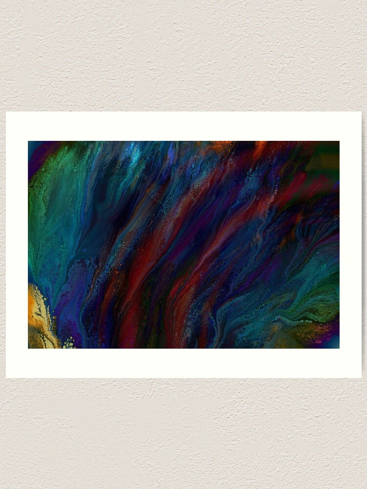 Alternate view of Aurora: rainbow Art Print