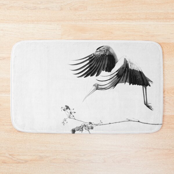 Item preview, Yellow-billed Stork, Tanzania designed and sold by nadine henley.