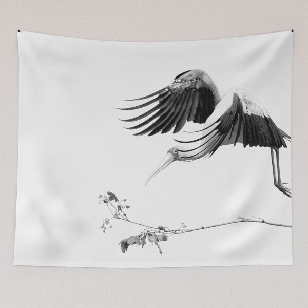 Item preview, Yellow-billed Stork, Tanzania designed and sold by nadine henley.