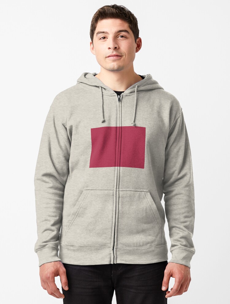 solid red hoodie