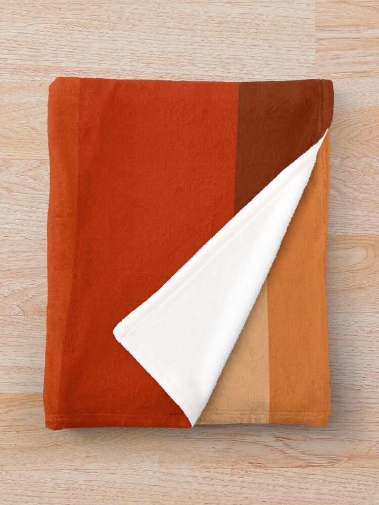 Thumbnail 3 of 6, Throw Blanket, Burnt Umber Ombre designed and sold by CanisPicta.