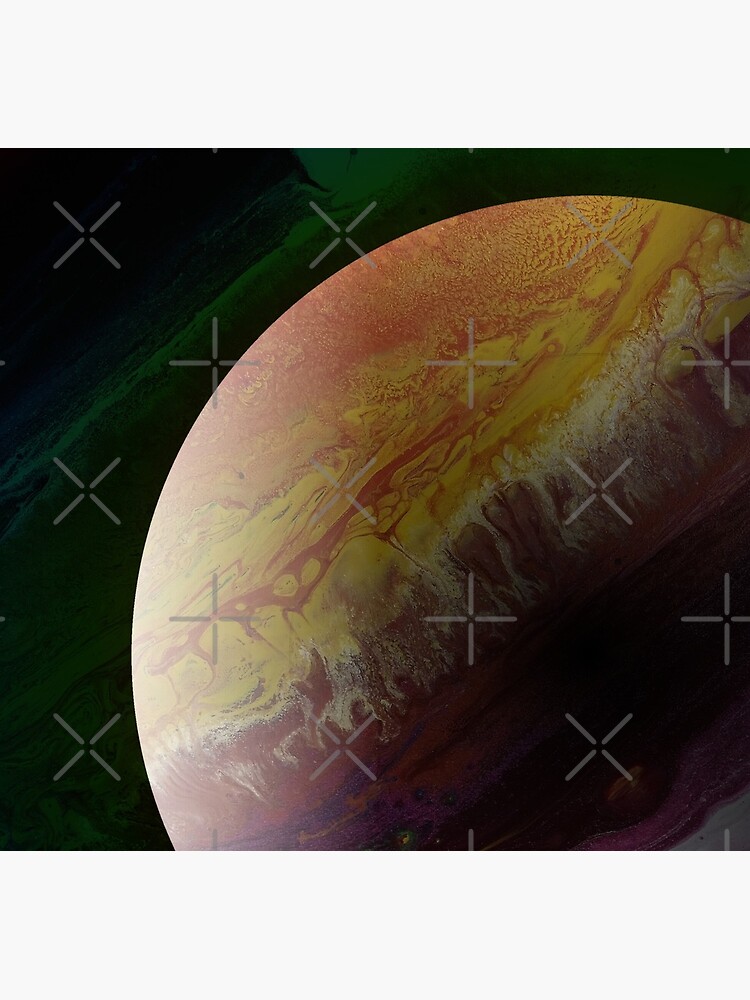 Axial Tilt: planet art by kerravonsen