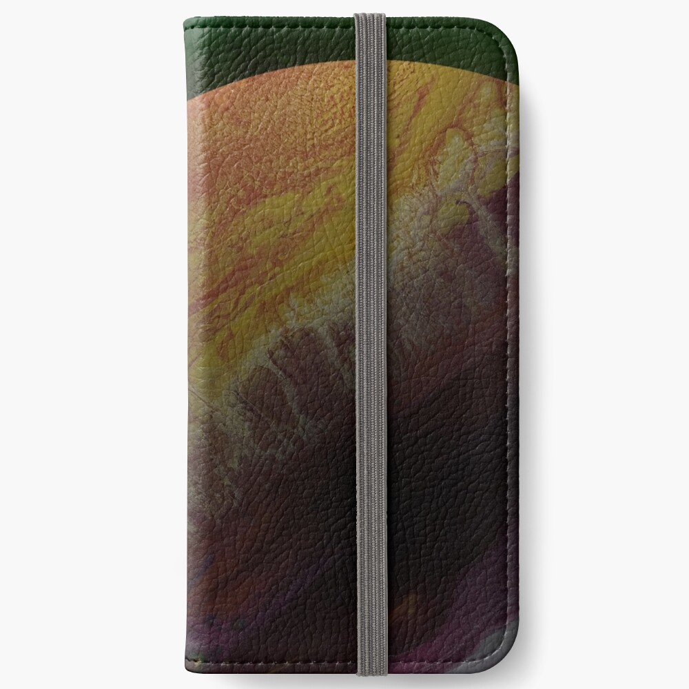 Axial Tilt: planet art iPhone Wallet