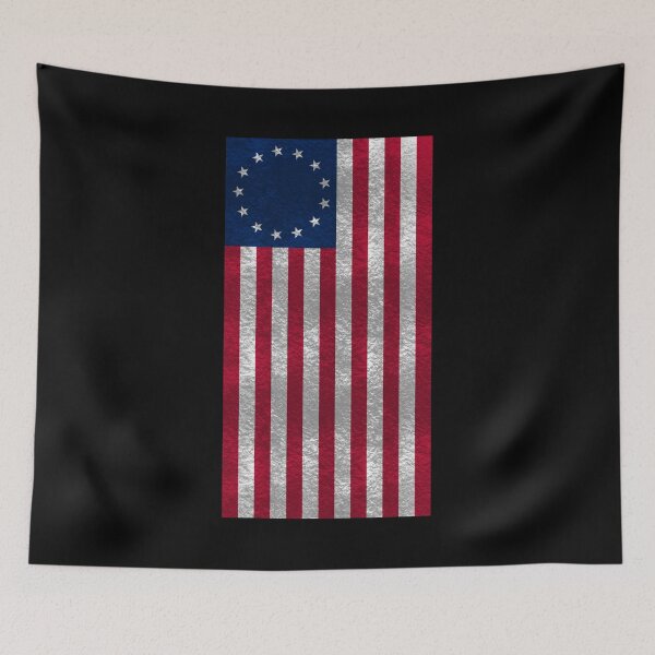 Item preview, Vertical Betsy Ross Flag Distressed Grunge Style Zip product designed and sold by NoveltyMerch.