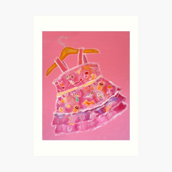 LPD: Little Pink Dress Art Print