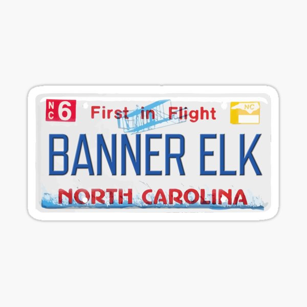 Item preview, Banner Elk License Plate designed and sold by keith-norris.