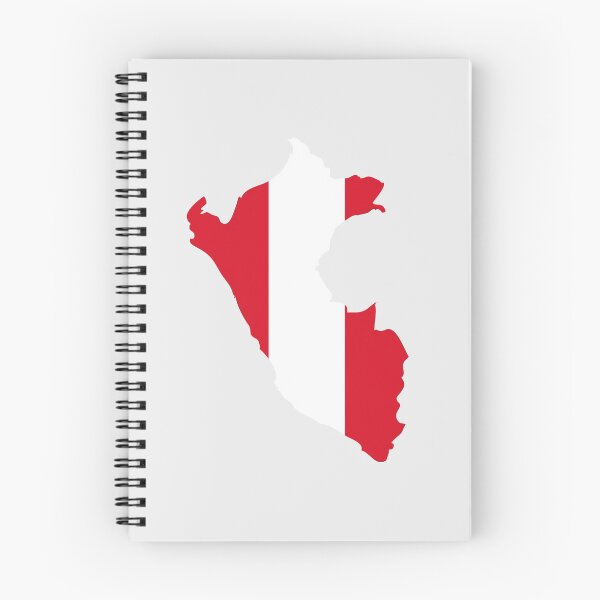 Item preview, Peru map with flag colors designed and sold by Angelica Herrera.