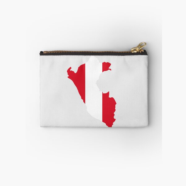 Item preview, Peru map with flag colors designed and sold by Angelica Herrera.