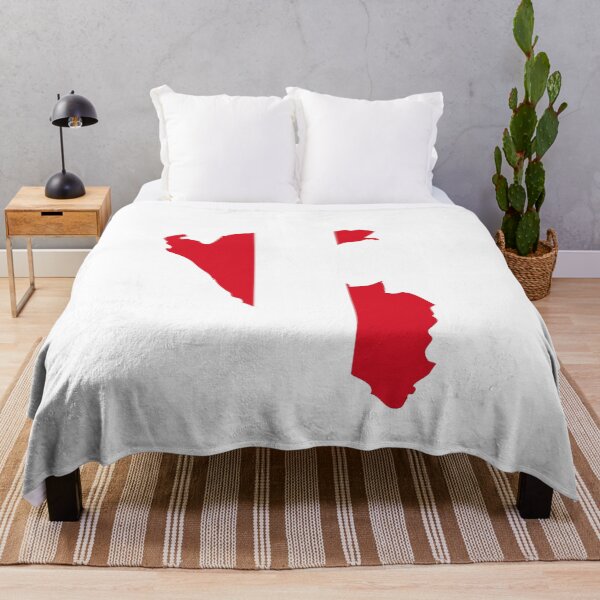 Item preview, Peru map with flag colors designed and sold by Angelica Herrera.
