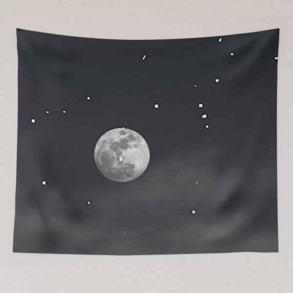 Item preview, Second Life night sky slightly cloudy designed and sold by The Poette.