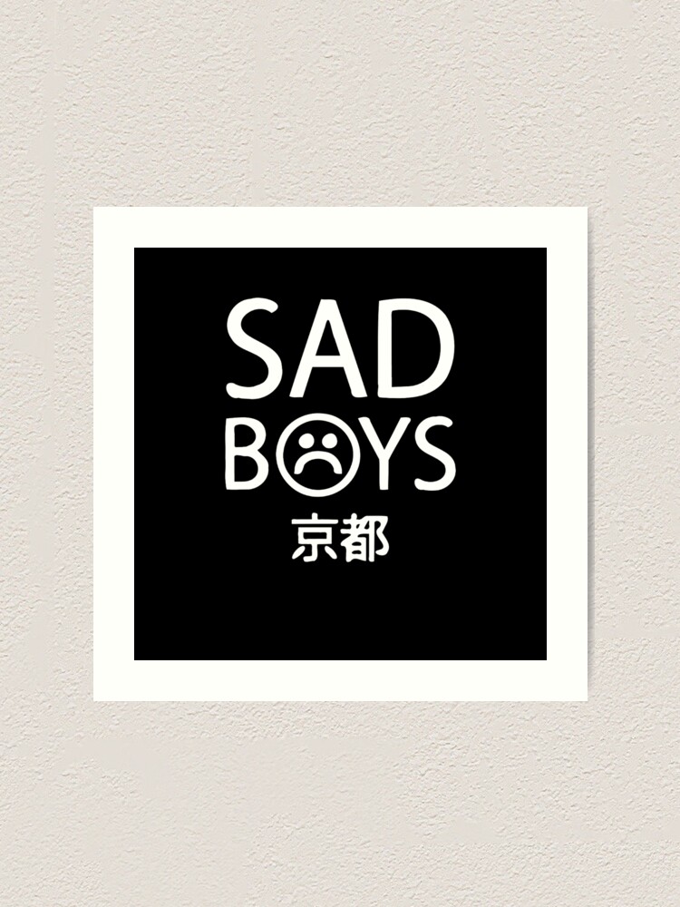Alternate view of Yung Lean Sad Boys logo Art Print