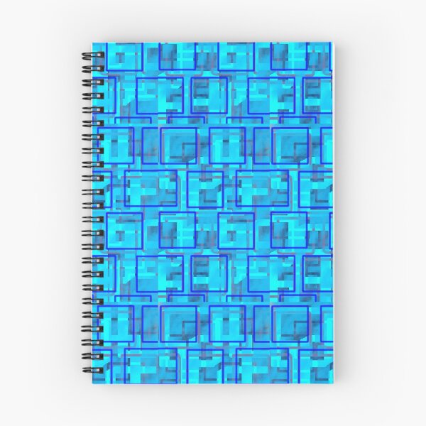 Item preview, Blue Squares geometric designed and sold by Flutter & Chirp Artistry.