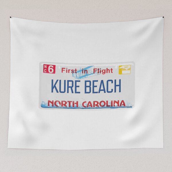 Item preview, Kure Beach, NC License Plate designed and sold by keith-norris.