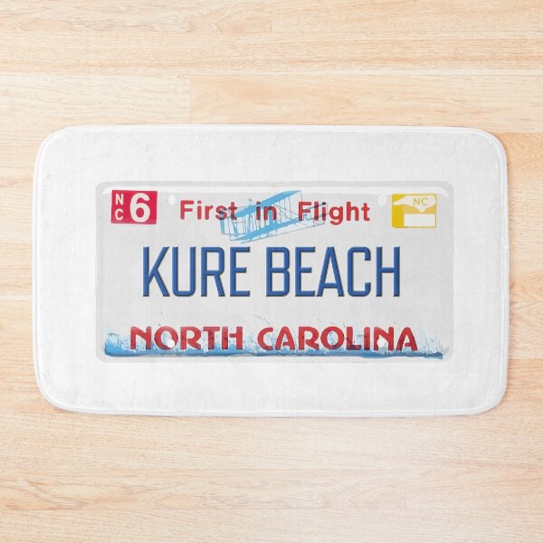 Item preview, Kure Beach, NC License Plate designed and sold by keith-norris.
