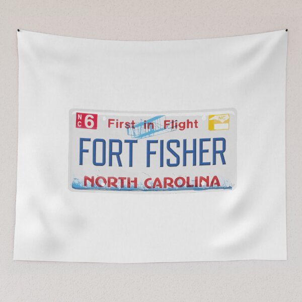 Item preview, Fort Fisher, NC License Plate designed and sold by keith-norris.