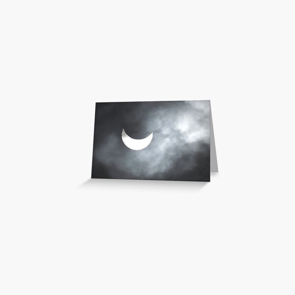 PARTIAL SOLAR ECLIPSE II Greeting Card
