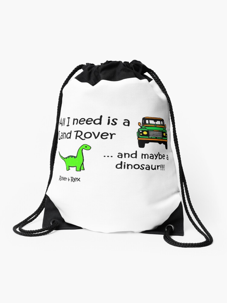 dinosaur drawstring backpack