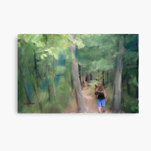 Hiking Canvas Print