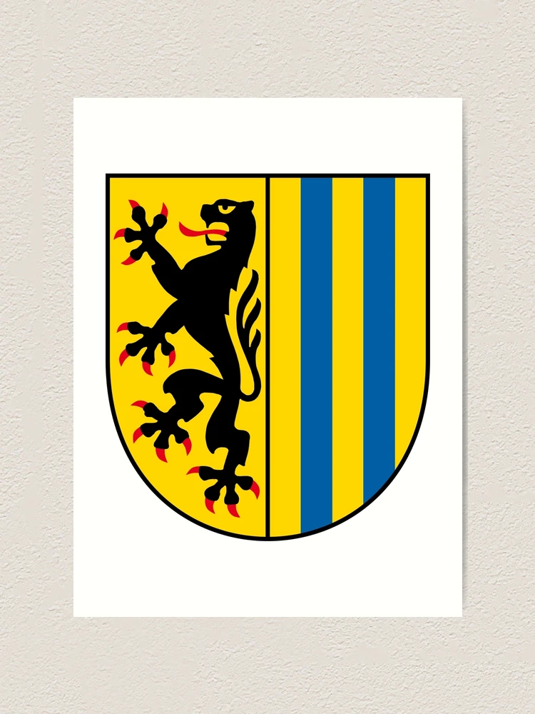 Panneau Jaune Allemand Typique De La Ville De Leipzig Illustration