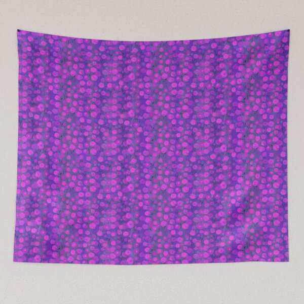 Item preview, Candy Field, Abstract Floral Pattern Pink Violet designed and sold by Julia Khoroshikh.