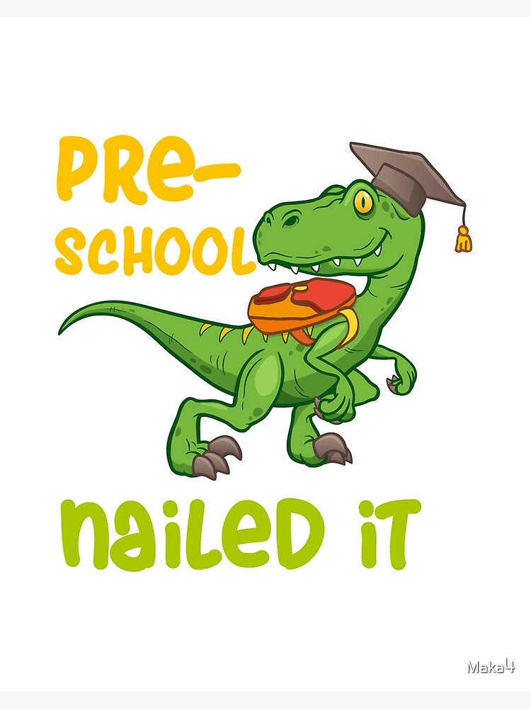 Kindergarten Nailed It Graduation Class Of 2019 Kids T Rex T-Shirt Kindergarten Nailed It Graduation Class Of 2019 Kids T Rex T-Shirt