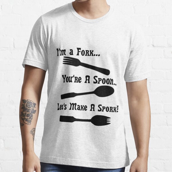 Fork + Spoon = Spork Essential T-Shirt