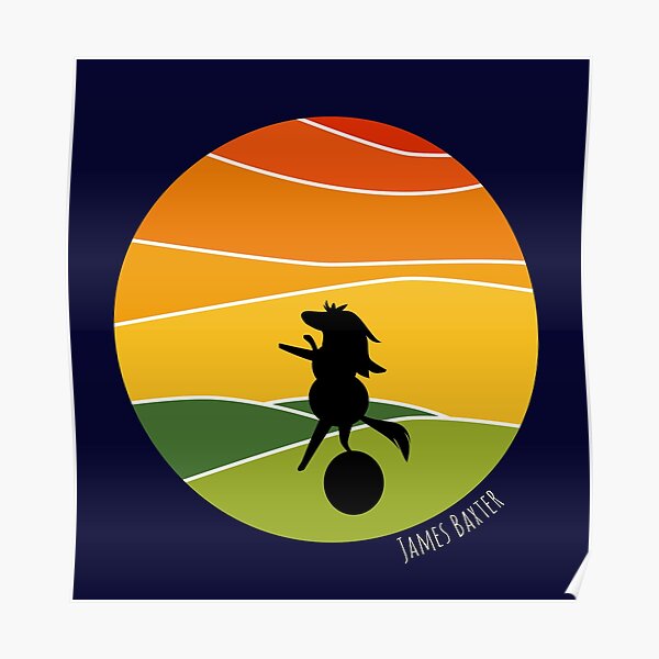 James Baxter Sunset Adventure Time™ Poster
