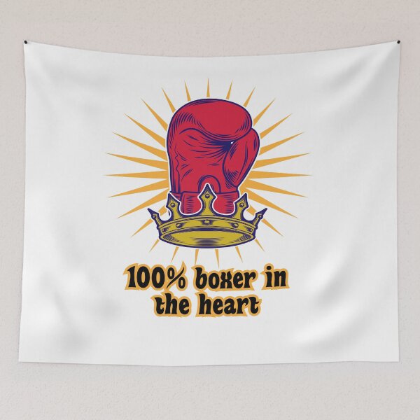 Item preview, 100% boxer in the heart designed and sold by MallsD.